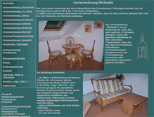 Tablet Screenshot of michaelis.ferienhaus-ohrdruf.de